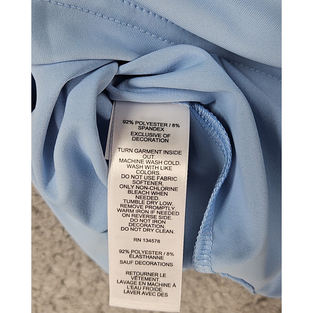 Vineyard Vines Sankaty Polo Jake Blue Performance Stretch Shirt Men's XXL NWT - Picture 10 of 10